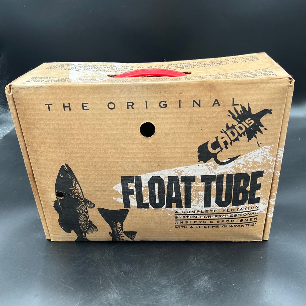 Caddis Original Float Tube Vintage Highback Fishing Flotation System Green Red